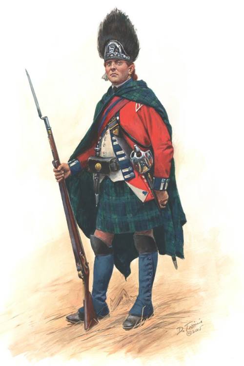 bantarleton:   A Grenadier Sergeant of the 2nd Battalion of a Loyalist regiment, the Royal Highland 