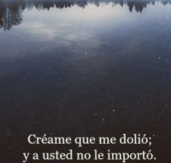 sentimientos-en-el-aire:      Decidí alejarme de él, esta vez de verdad, sin mirar atrás. después de pensar tanto elegí no continuar con esto, tenía que desaparecer de su vida, todo por mi bien. ¿Y que pasó? No me buscó, él solo dejó que me