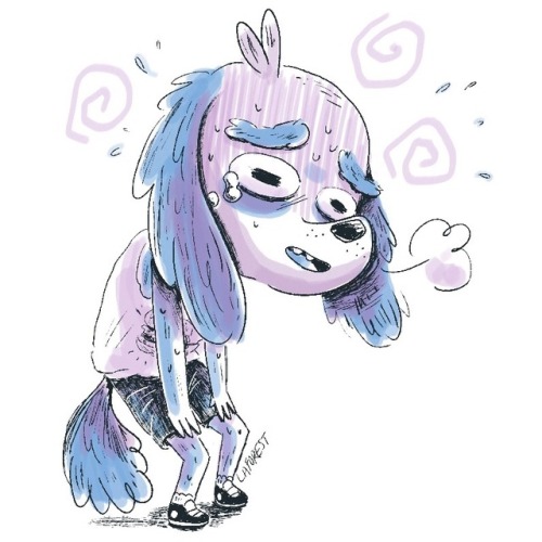 I made a bunch of mini digital &ldquo;marker&rdquo; drawings of dogs late last night&hel