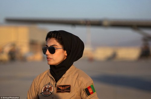 jflegros: Captain Rahmani is the first female fixed-wing Air Force aviator in Afghanistan’s hi