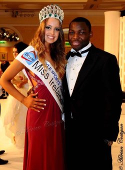 mixedfreckle:  2011 Miss Ireland Emma Waldron and her Nigerian boyfriend Manners OshafiEmma came under harsh criticism once people learned she was dating Mr. Oshafi and in an interview she discussed how she felt about it along with the fact that “racists”