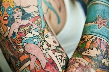 becoming-the-hero:  COMIC TATTOO APPRECIATION POST BECAUSE FUCK YEAH!