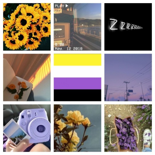 Nonbinary Name Association Moodboard for Dallas! (anon request)