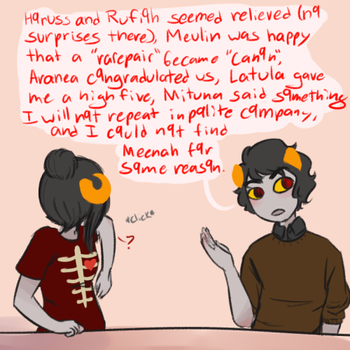 DIDN&rsquo;T KNOW *WHAT*, EXACTLY, ARADIA??? uhhey look damara is touching kankris butt RAAARARRAAUU