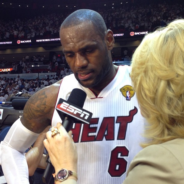 fuckyeahlbj:  “32 points, 11 assists, 10 rebounds &amp; a @miamiheat OT WIN