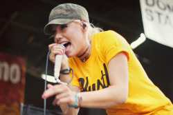 unitethescene:  Jenna McDougall of Tonight Alive at Van’s Warped Tour in Columbia, MD. July 10, 2013. © Photo by Bailey Munson. 