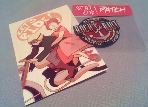 retrogradestarlight:Guess what finally came in the mail! Thanks @cheriiart for creating @rockandriot