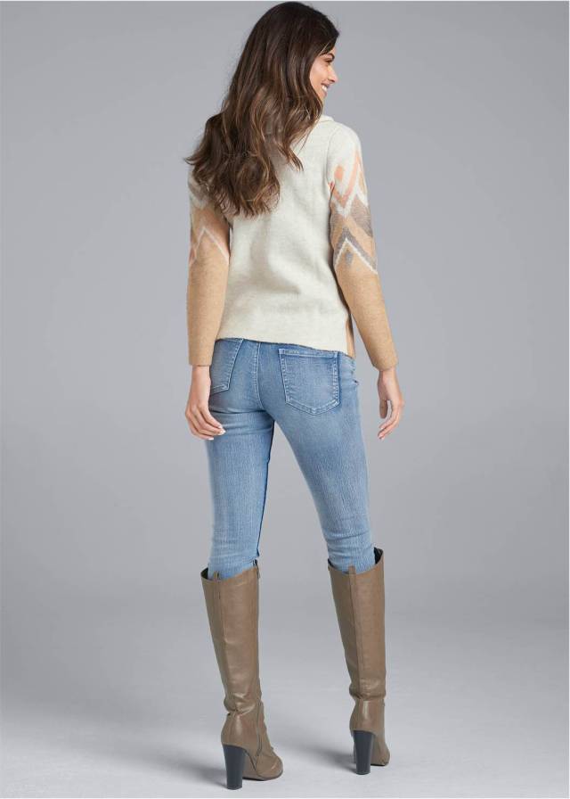 COWL NECK SWEATER - www.GemmaFashion.com