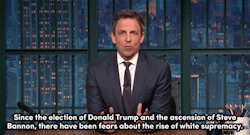 micdotcom:  Seth Meyers calls out the media for normalizing Nazis 