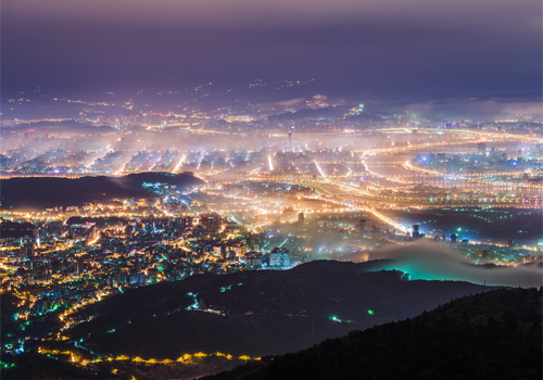 plasmatics:  TAIPEI Fog Night by James Wang (Website) 