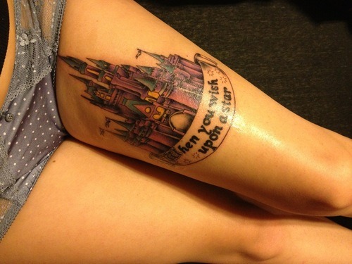 thigh tattoos