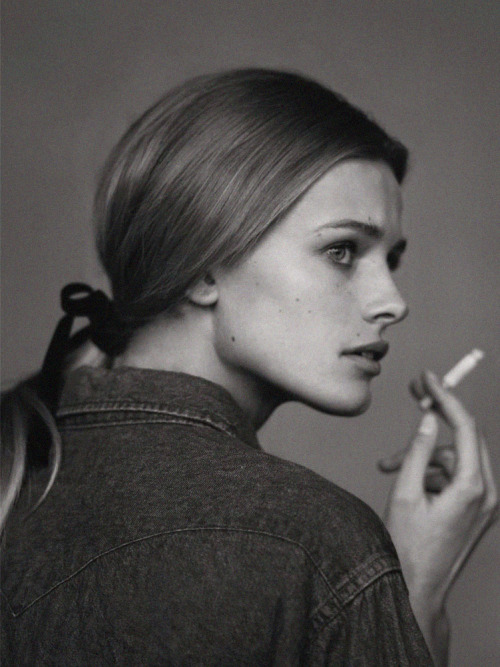 opaqueglitter:  Edita Vilkeviciute by Mark Peckmezian for Holiday Magazine SS14 “Thinking of You”  