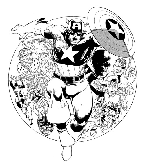 Porn Pics ilovecomiccovers:  Captain America by Kevin