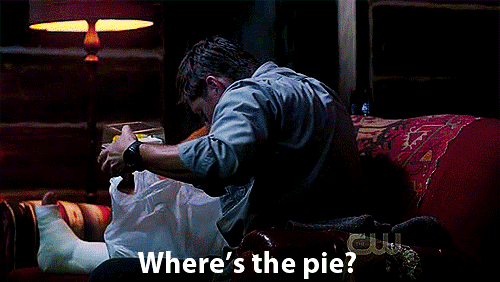 imperfectcas:  Happy pie Pi day, Dean Winchester! (x) 