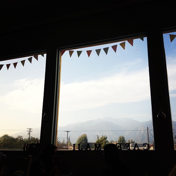The view from @maji_cafe is amazing! (at Cafe maji)