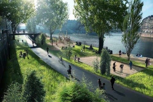 CityLab: “In Paris, Plans for a Seine ReinventionMayor Anne Hidalgo has announced an &ldquo;almost p