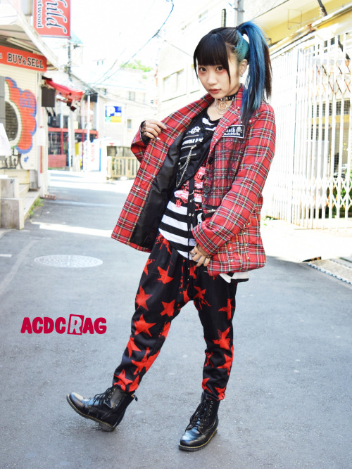 acdcrag-gallery: New pants!!✨ Model : Star Narumi Shiina (156cm) Flag-check Jay Akita (173cm) Panda 