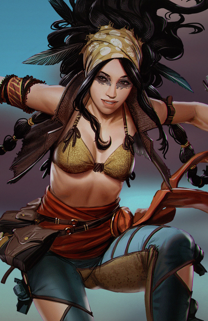 cyberclays:   Spellstrike: Lily Chase - by  John Grello  