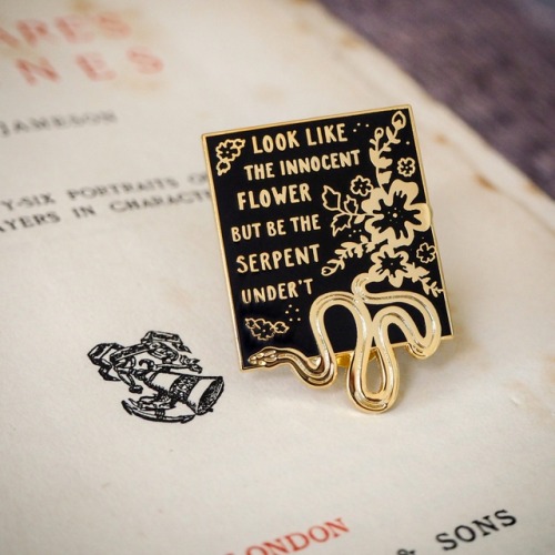 sapphoshands: sosuperawesome: Literary Enamel Pins, by Literary Emporium on Etsy See our ‘enam