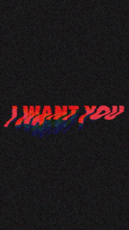 I want you // red and black