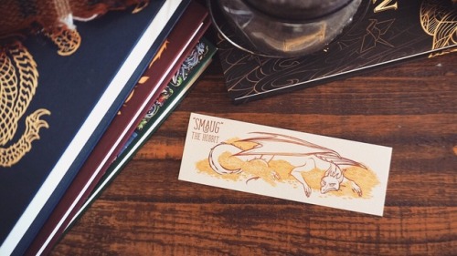 It’s Smaugust! I hope everyone is enjoying the fiery summer heat My Smaug bookmark is availabl