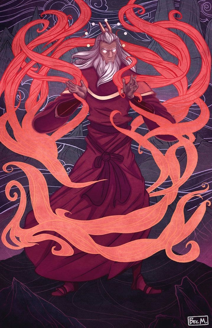 me-melonlord:  Avatar Kyoshi - Earth kingdom Avatar Roku - Fire nation Avatar Aang