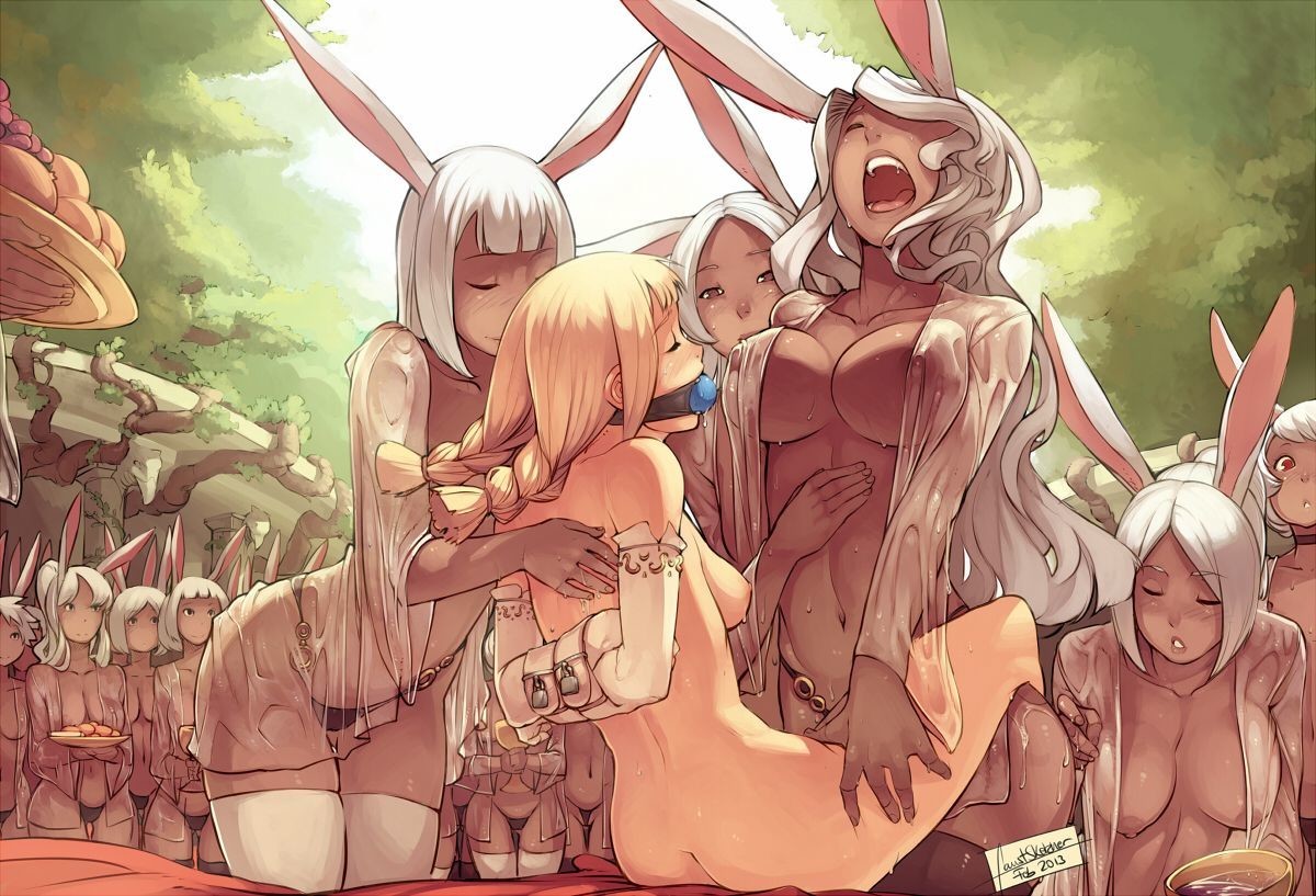 animation-masturbation:  (&gt;’-’)&gt;  Bunny Slave