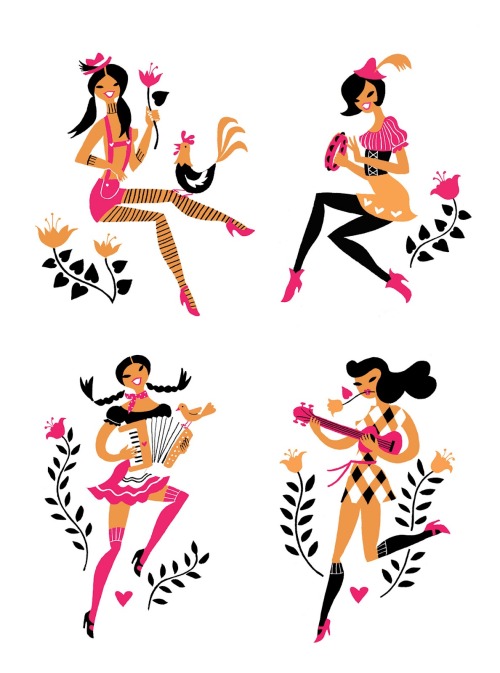traditional costumes - deco style Neryl Walker