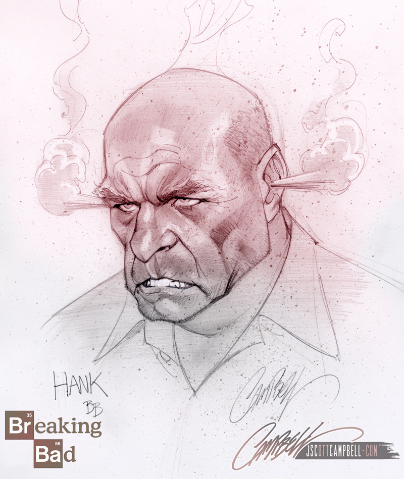 heisenbergchronicles:  Breaking Bad illustrations by comic book artist J. Scott