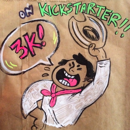 We hit 3K!! Thanks for supporting marginalized creators!! Please tell your pals about our Kickstarte