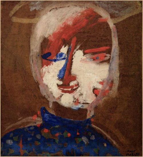 bal-bullier:Marc ChagallAuto Portrait (1911)