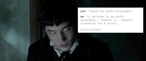 fantastic textposts (4/?) - credence barebones edition leave me suggestions on what other themed tex