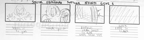 The Three Different Ending To The Fiddleford Minigame Storyboards In Our Dating Sim LAWS OF ATTRACTION
