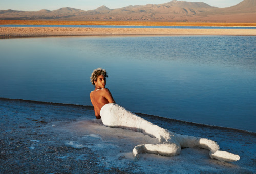 hellyeahblackmodels:  “Desert Calm” - Vogue US January 2016