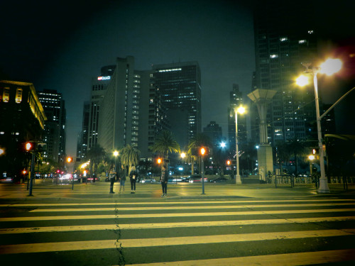 Night at the Embarcadero.