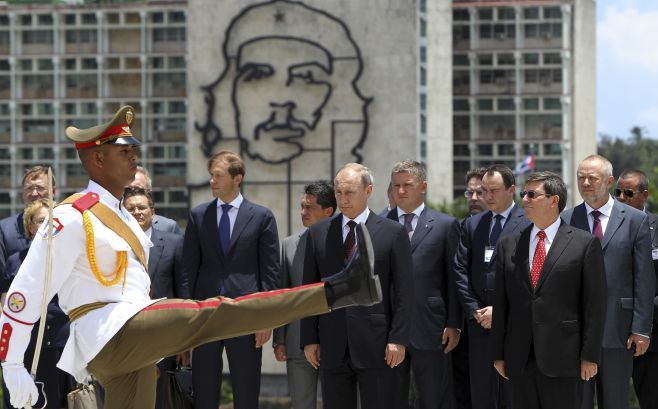 Russia&rsquo;s President Vladimir Putin and Cuba&rsquo;s Foreign Minister