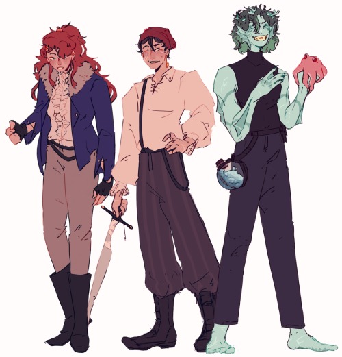 These Were My Very Fist Designs Of The Riptide Pirates, They've Changed Slightly Over Time With Each