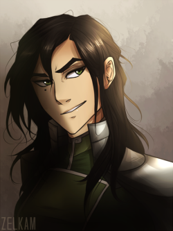 zelkams-art:  Kuvira looks so good with her hair down 