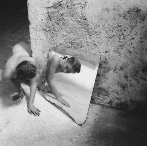 yourelegy:  Francesca Woodman - “Self-Deceit #1”, Rome, 1978 