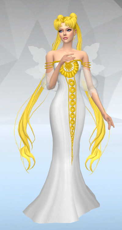 silvermoonsims4: Nemesis Dress⋆✬☽ Download ☾✬⋆