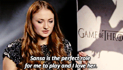 margaeryestyrell-deactivated201:  Sansa Stark Appreciation Week: Day 7 → Anything