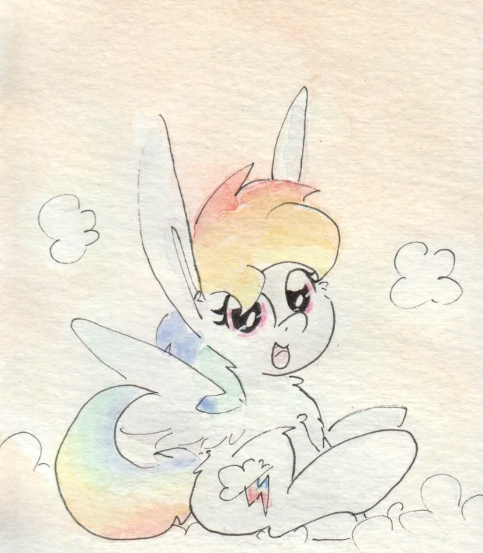slightlyshade:A Rainbow cute appears! &lt;3