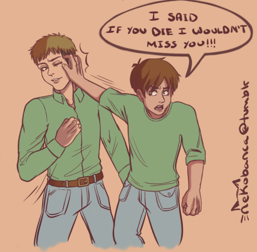 nekobanca: Thank you @distractionpie for the inspiration with your post! xD i miss these two dorks l