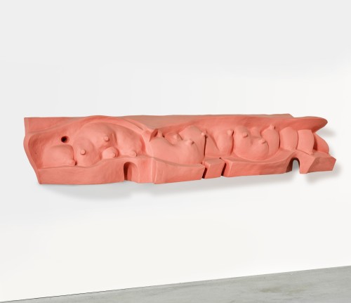 Louise Bourgeois  1911-2010 Mamelles, 2003  Pigmented urethane rubber   51.7 x 304.8 x 50 cm. | 20 ¼