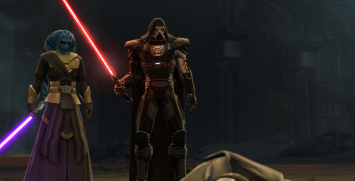 Nothin’ to see here. Just two ex-slave twi’lek out saving the Empire.