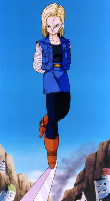 flexico-burress:  eyezehuhh:  Dragon Ball Z Android 18  Babe