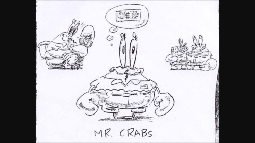 pineapplebank:  Very early drawing of SpongeBob and Title card for the Pilot episode in the late 90’s after Rocko’s modern life was canceled in 1996 