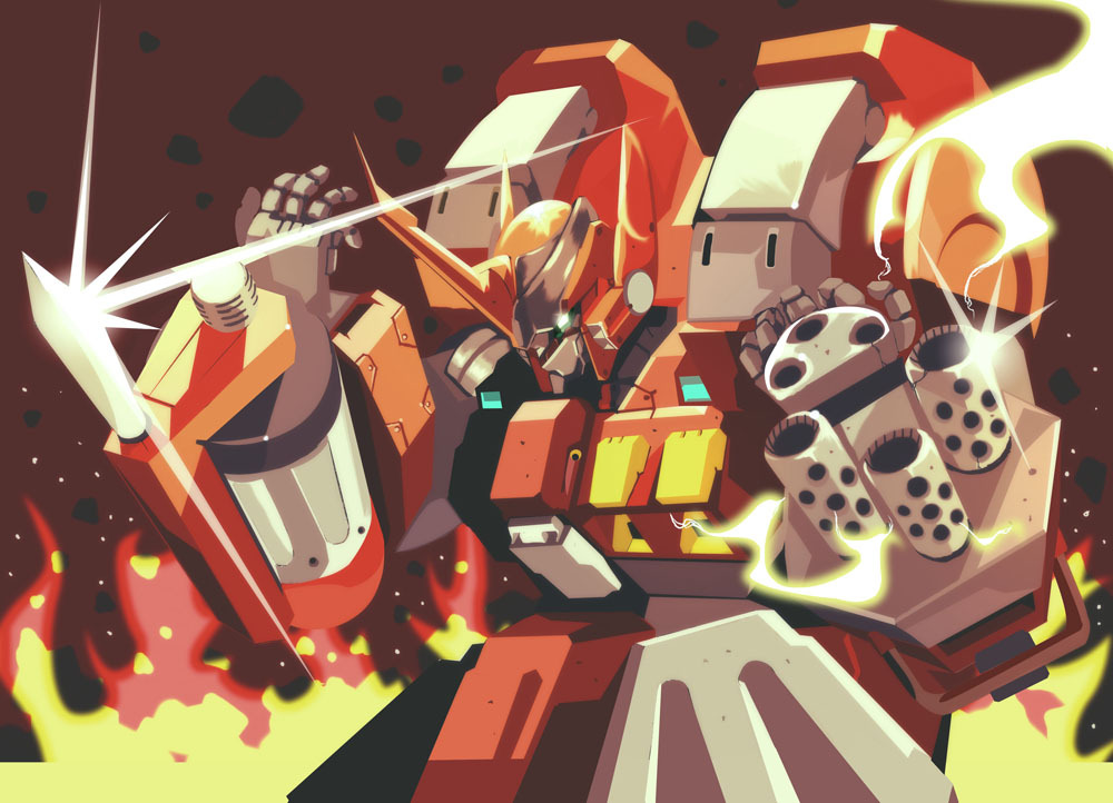 weisswritter:  Mecha art showcase 32: Up-and-Atom!! Edition I don’t care what anyone