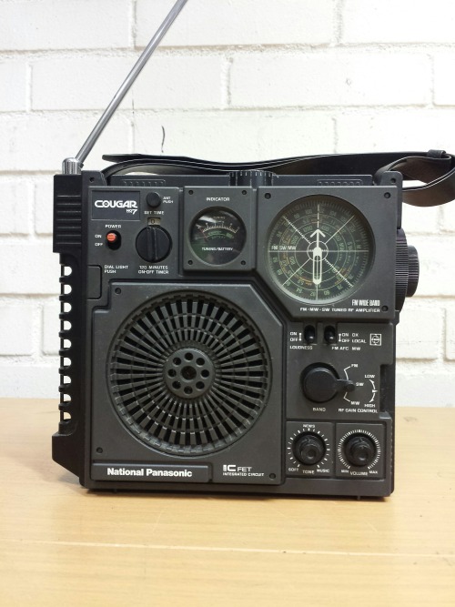 National Panasonic Cougar No.7 RF-877 FM-MW-SW Tuned RF Amplifier, 1973