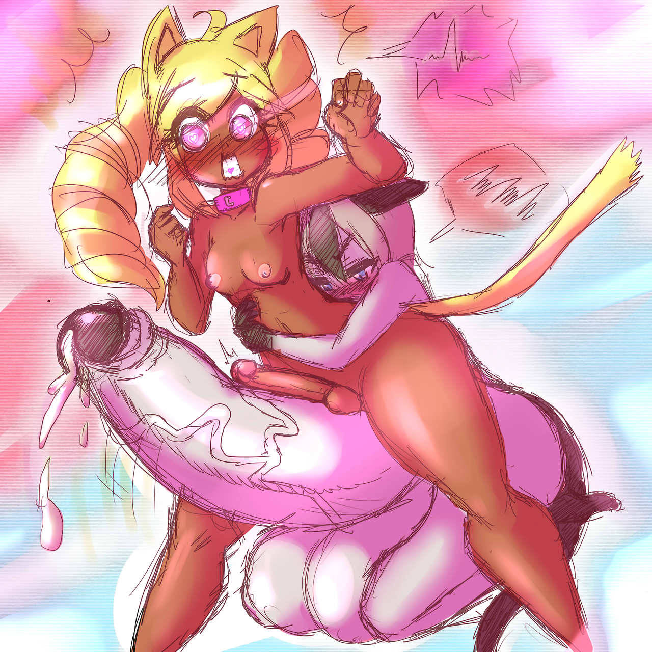 asknikoh:Was in a mood for a more ganjuro bimbo look for NekoH so i decided to do